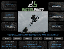 Tablet Screenshot of dieselbikes.com